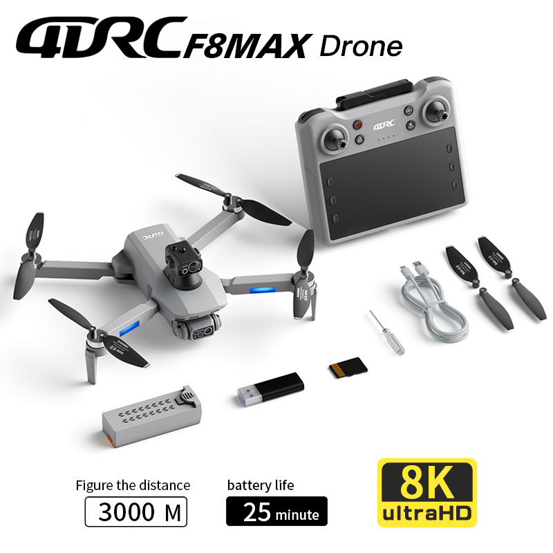 Drone Gimbal Brushless - F8 MAX GPS Drone Professionele 8K