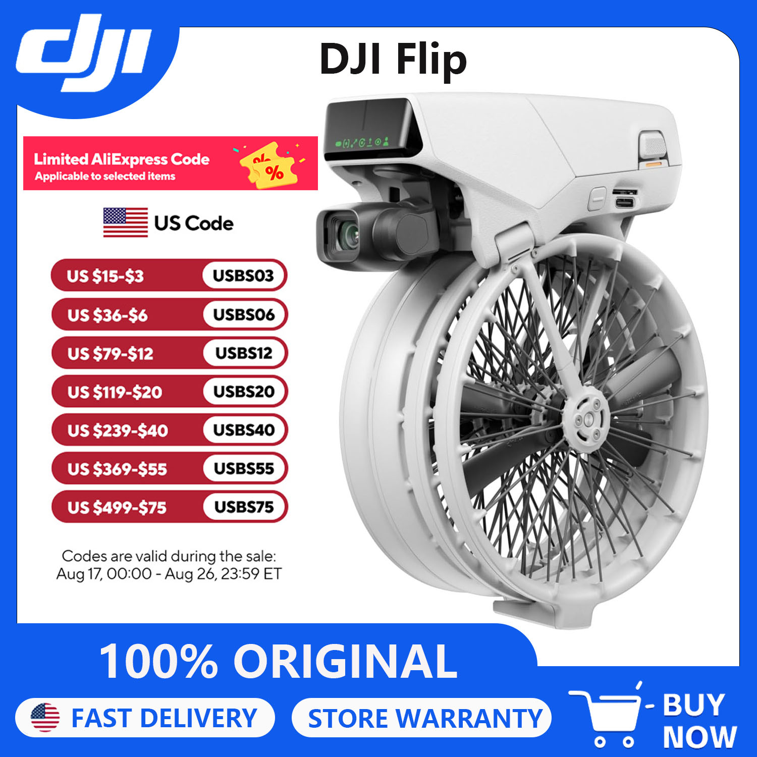 Gereviseerde DJI Drones Flip F - Drone Gimbal 2 Axis recensie en prijs