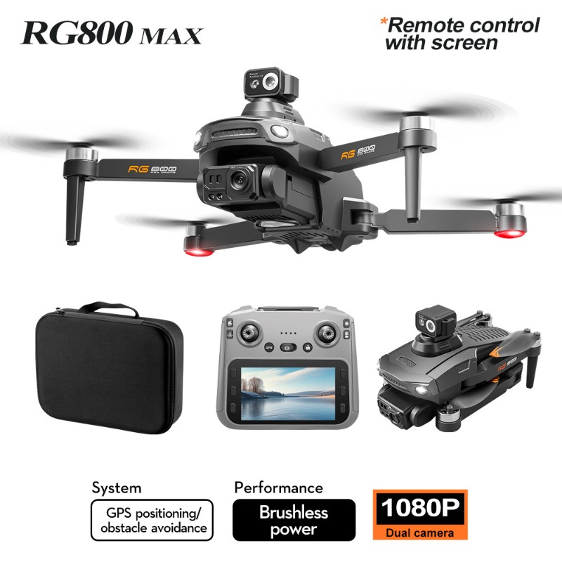 NIEUWE RG800 MAX Drone 1080P H - Drone Gimbal Brushless recensie en prijs