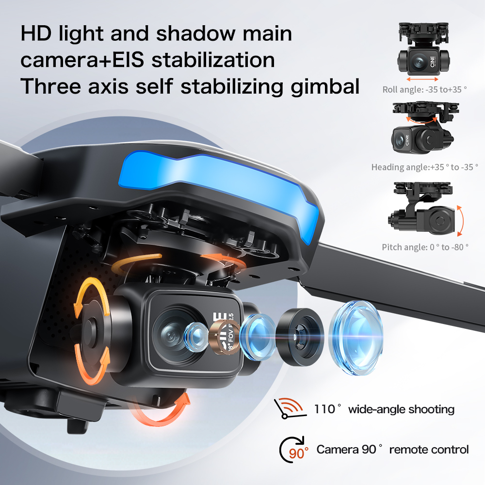 Nieuwe S-X1 MAX Drone GPS 8K P - Drone Gimbal Brushless recensie en prijs